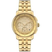 Relógio Technos Masculino Ref: Js25bco/1x Cronógrafo Dourado