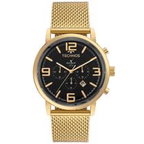 Relógio Technos Masculino Ref: Os20iqv/1p Cronógrafo Mesh Dourado