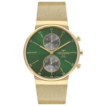 Relógio Technos Masculino Ref: Vd36aa/1v Dual Time Slim Dourado Relógio Technos Masculino Ref: Vd36aa/1v Dual Time Slim Dourado