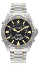 Relógio Technos Masculino Skydiver Caixa Grande Prova dágua Prata WT205FQ/5P Relógio Technos Masculino Skydiver Caixa Grande Prova dágua Prata WT205FQ/5P