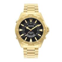 Relógio Technos Masculino Skydiver Dourado WT205FL/4P Resistente à água em 150 metros
