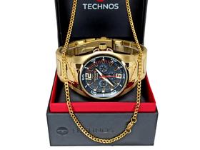 Relógio Technos Masculino Skymaster 6p79bv/1p Original Luxo