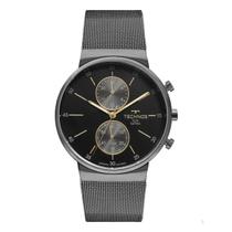 Relógio technos masculino slim grafite vd36ac 1f