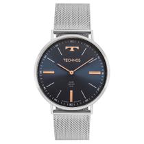 Relógio Technos Masculino Slim Prata - 2025LUE/1A Relógio Technos Masculino Slim Prata - 2025LUE/1A