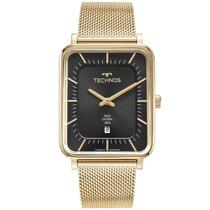 Relógio TECHNOS masculino Slim safira dourado GM10YT/1P