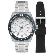 Relógio Technos Masculino Troca Pulseira Racer 2315LBD/T1B Prata Relógio Technos Masculino Troca Pulseira Racer 2315LBD/T1B Prata