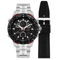 Relógio Technos Masculino Ts Digitech Prata - BJ4130AD/T1P