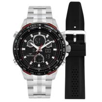 Relógio Technos Masculino Ts Digitech Prata - BJ4130AD/T1P