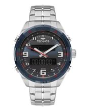 Relógio Technos Masculino Ts Digitech Prata Relógio Technos Masculino Ts Digitech Prata