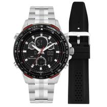 Relógio Technos Masculino Ts Digitech Prateado BJ4130AD/T1P