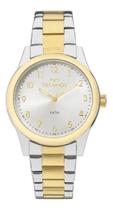 Relógio Technos Pequeno Feminino Dourado Prata Boutique Exclusivo Clássico Fundo Branco 2035MKK/5K