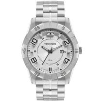 Relógio Technos Racer Masculino Prata 2115mxl1k Correia Prateado Bisel Prateado Fundo Prateado Relógio Technos Racer Masculino Prata 2115mxl1k Correia Prateado Bisel Prateado Fundo Prateado