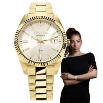 Relógio Technos Riviera Feminino Analógico Dourado 2115KTRTDY/4K