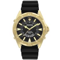 Relógio TECHNOS skydiver anadigi cronógrafo dourado WT2050AD/2P Relógio TECHNOS skydiver anadigi cronógrafo dourado WT2050AD/2P