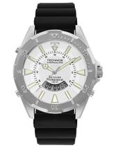 Relógio Technos Skydiver Professional Masculino Caixa de 48mm mostrador BRANCO WT205FZ/2B Relógio Technos Skydiver Professional Masculino Caixa de 48mm mostrador BRANCO WT205FZ/2B