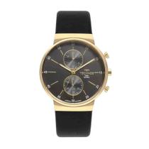 Relógio Technos Slim Preto/Dourado Masculino VD36AD/0F Relógio Technos Slim Preto/Dourado Masculino VD36AD/0F
