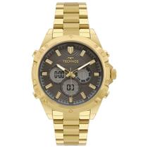 Relógio TECHNOS Ts masculino anadigi dourado BJ3814AB/1P