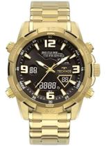 Relógio Technos W23305ab/1p Dourado Anadigi W23305 Aço Inox Relógio Technos W23305ab/1p Dourado Anadigi W23305 Aço Inox