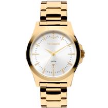 Relógio Tecnhos masculino analógico steel dourado 2115lam/4k