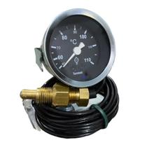 Relogio Temperatura Mecanico 60mm Cabo 2,0m 40c A 110c Relogio Temperatura Mecanico 60mm Cabo 2,0m 40c A 110c