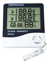 Relógio Temperatura Umidade Termo-higrômetro Digital - Exbom