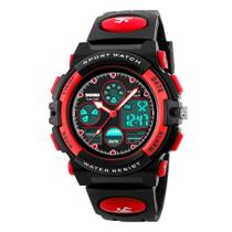 Relógio Tephea Kids Digital Sport LED Alarm Cronômetro Vermelho