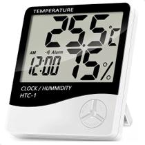 Relógio Termômetro Digital LCD Termo Higrômetro Lorben Alarme Medidor de Temperatura Umidade GT6362