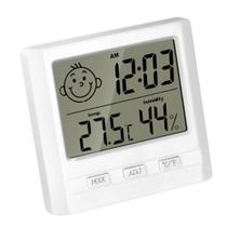 Relógio termômetro doméstico precisão temperatura medidor de humidade - Smart