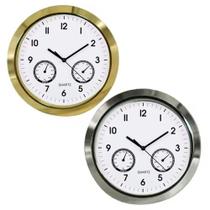 Relogio Termometro Higrometro De Parede Cozinha Escritorio Sala Quarto Consultorio Medidor Temperatura Umidade Luxo Relogio Termometro Higrometro De Parede Cozinha Escritorio Sala Quarto Consultorio Medidor Temperatura Umidade Luxo