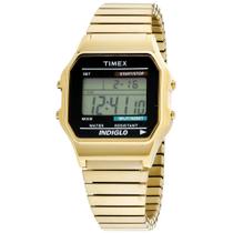 Relógio Timex Classic Digital em Aço Inoxidável em Tom Dourado Masculino