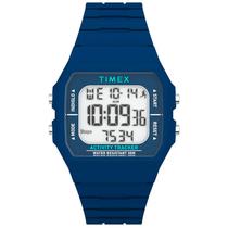 Relógio Timex Digital Contador de Passos Azul TW5M55700