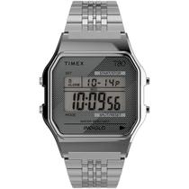 Relógio Timex Digital Vintage T80 Prata TW2R79300