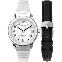 Relógio Timex Easy Reader 25 mm, capa feminina prateada Relógio Timex Easy Reader 25 mm, capa feminina prateada