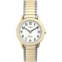 Relógio Timex Easy Reader 25 mm com pulseira expansível bicolor Relógio Timex Easy Reader 25 mm com pulseira expansível bicolor