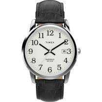 Relógio Timex Easy Reader 35mm com Pulseira de Couro Preta