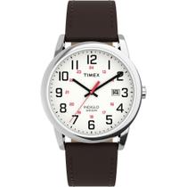 Relógio Timex Easy Reader 38mm com Pulseira de Couro Marrom