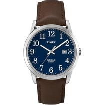 Relógio Timex Easy Reader 38mm - Mostrador Azul Prateado