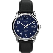 Relógio Timex Easy Reader 38mm - Mostrador Azul Prateado