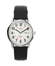 Relógio Timex Easy Reader Classic para homens, estojo de 35 mm, pulseira preta