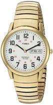 Relógio Timex Easy Reader, estojo de 35 mm em tom dourado com pulseira de 8,25"