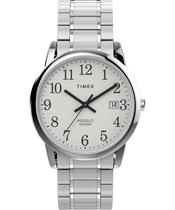 Relógio Timex Easy Reader Masculino - Caixa 35mm e Mostrador Branco Relógio Timex Easy Reader Masculino - Caixa 35mm e Mostrador Branco