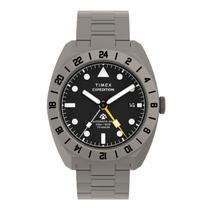 Relógio Timex Expedition Pioneer Titanium Automatic GMT TW2Y63500 Masculino 41mm
