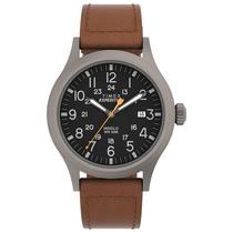Relógio Timex Expedition Scout para homens, estojo de 40 mm, cinza, preto Relógio Timex Expedition Scout para homens, estojo de 40 mm, cinza, preto