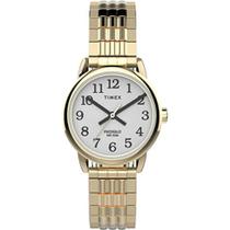 Relógio Timex Feminino Ref: Tw2v06000 Mola Dourado Easy Reader