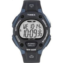 Relógio Timex Ironman Classic 30, estojo de 38 mm, pulseira de resina para homem