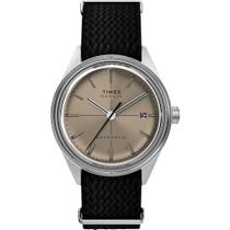 Relógio Timex Marlin Automatic 38mm para homens com pulseira preta