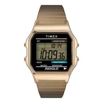 Relógio Timex Masculino Ref: T78677 Vintage Classic Digital Golden Mola