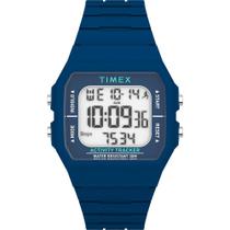Relógio Timex Masculino Ref: Tw5m55700 Digital Retangular Pedômetro Blue