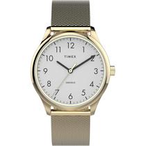 Relógio Timex Modern Easy Reader feminino de 32 mm em tom dourado