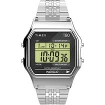 Relógio timex t80 stainless steel bracelet watch
